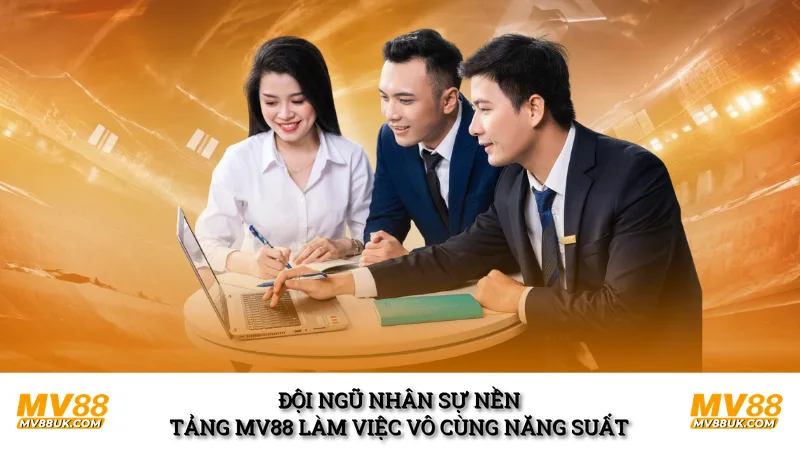 Đội ngũ nhân sự nền tảng mv88 làm việc vô cùng năng suất