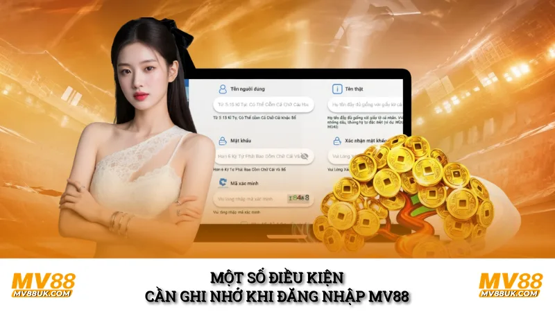 Một số điều kiện cần ghi nhớ khi đăng nhập MV88