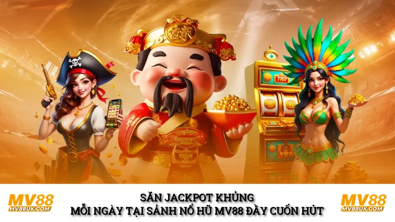 Săn jackpot khủng mỗi ngày tại sảnh nổ hũ MV88 đầy cuốn hút